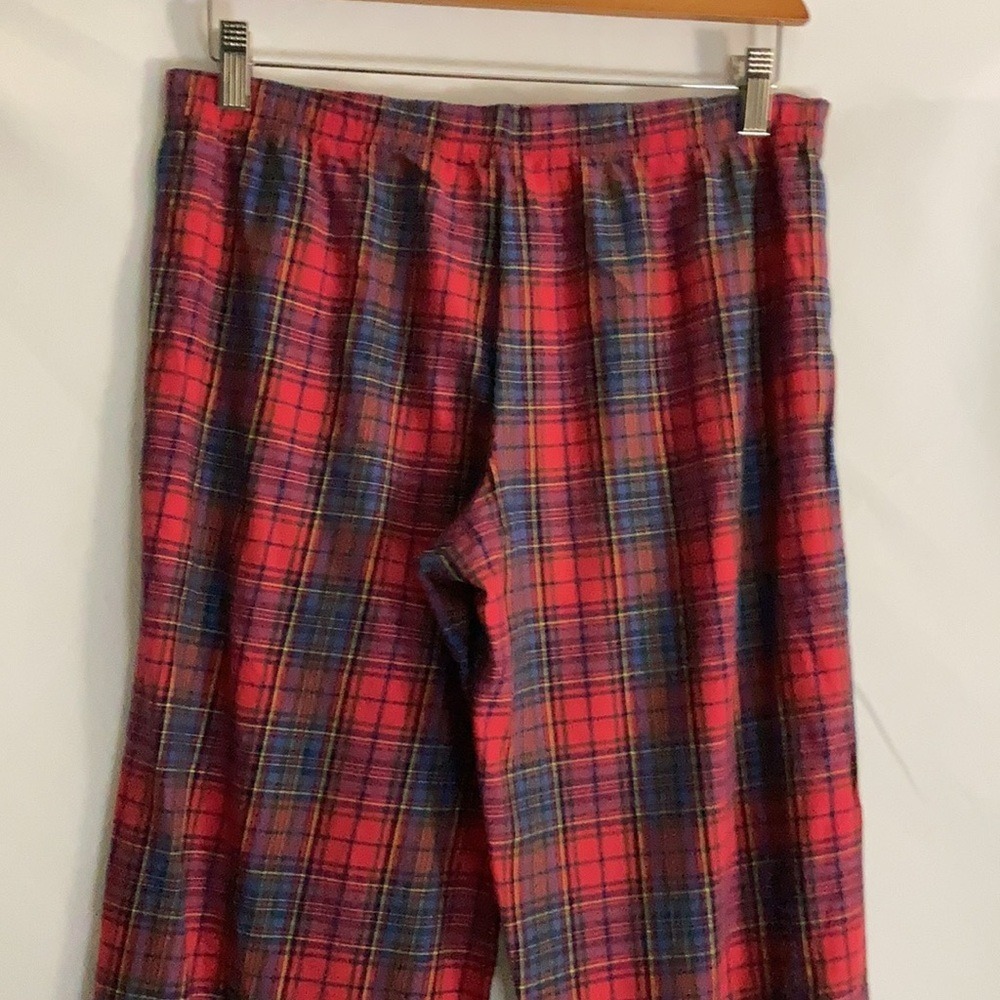 Victoria's‎ Secret Plaid Cotton Pajama Set XS Button-up Long Sleeve Christmas - Picture 7 of 10